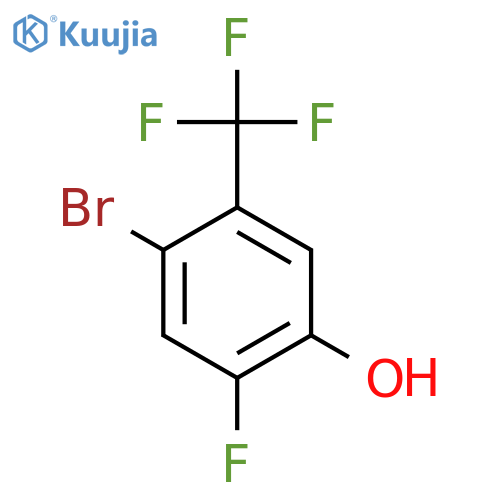 4-Bromo-2-fluoro-5-(trifluoromethyl)phenol structure