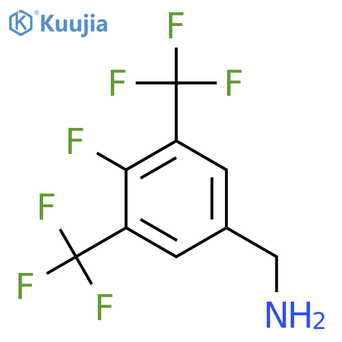 3,5-Bis(trifluoromethyl)-4-fluorobenzylamine structure