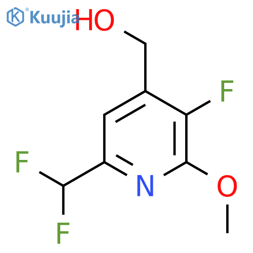 6-(Difluoromethyl)-3-fluoro-2-methoxypyridine-4-methanol structure