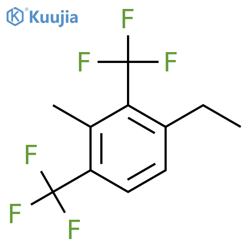 2,6-Bis(trifluoromethyl)-3-ethyltoluene structure