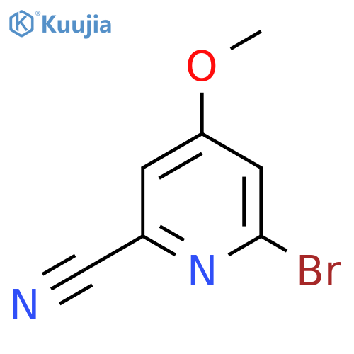 6-Bromo-4-methoxypicolinonitrile structure