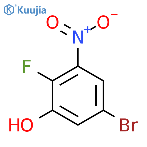 5-Bromo-2-fluoro-3-nitrophenol structure