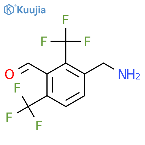 2,4-Bis(trifluoromethyl)-3-formylbenzylamine structure