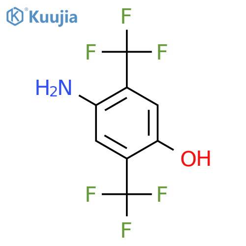 4-\u200bAmino-\u200b2,\u200b5-\u200bbis(trifluoromethyl)\u200bphenol structure