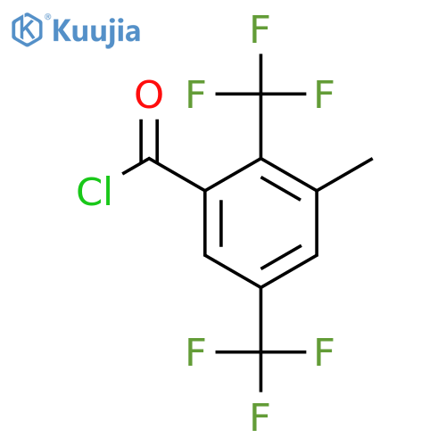 2,5-Bis(trifluoromethyl)-3-methylbenzoyl chloride structure