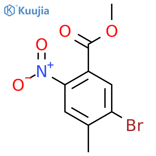 Methyl 5-bromo-4-methyl-2-nitrobenzoate structure