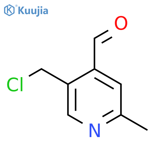 5-Chloromethyl-2-methylisonicotinaldehyde structure