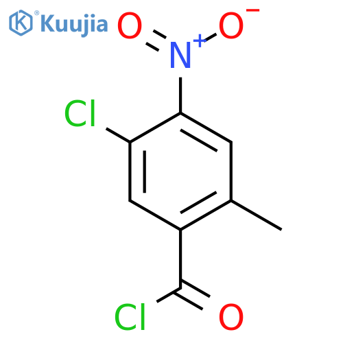 5-Chloro-2-methyl-4-nitrobenzoyl chloride structure