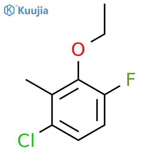 6-Chloro-2-ethoxy-3-fluorotoluene structure
