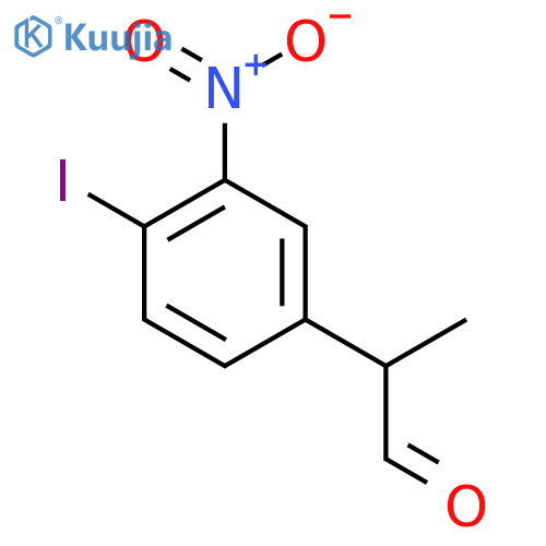 4-Iodo-3-nitrophenylpropanal structure