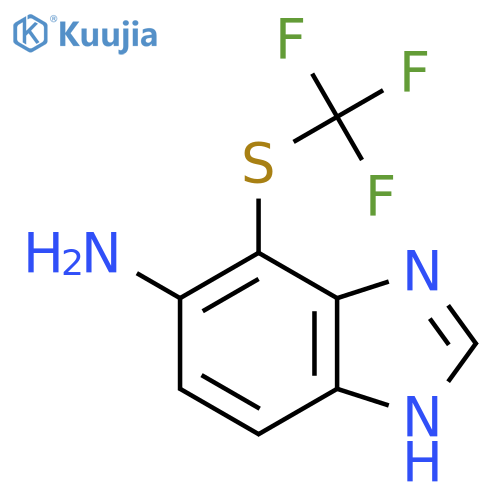 5-Amino-4-trifluoromethylthio-1H-benzimidazole structure