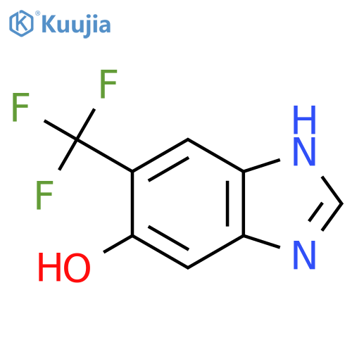 6-Hydroxy-5-trifluoromethyl-1H-benzimidazole structure