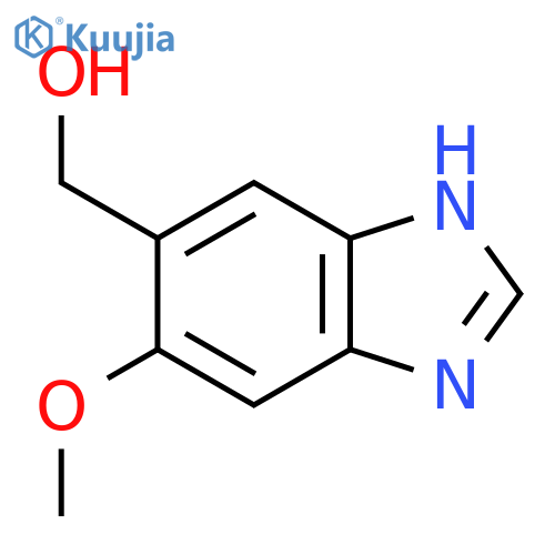 5-Hydroxymethyl-6-methoxy-1H-benzimidazole structure
