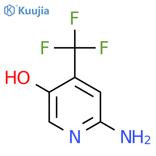 2-Amino-5-hydroxy-4-(trifluoromethyl)pyridine structure