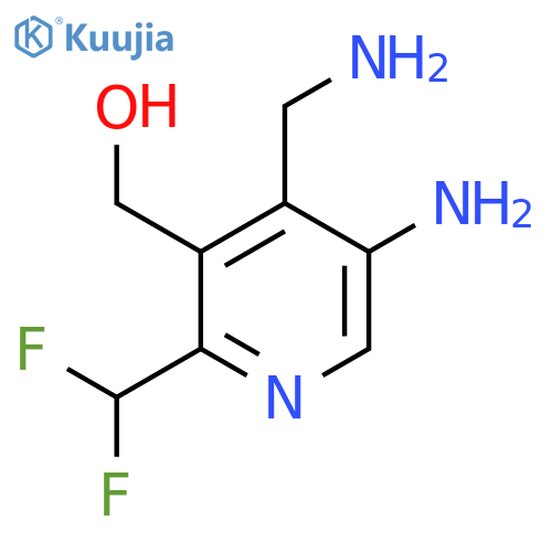 5-Amino-4-(aminomethyl)-2-(difluoromethyl)pyridine-3-methanol structure