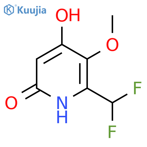 2-(Difluoromethyl)-4,6-dihydroxy-3-methoxypyridine structure