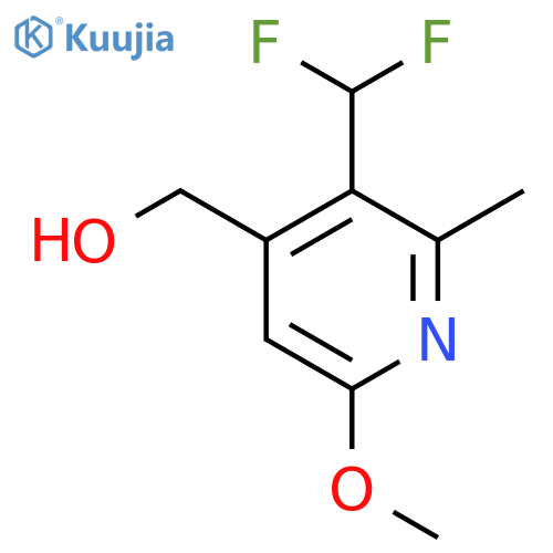3-(Difluoromethyl)-6-methoxy-2-methylpyridine-4-methanol structure