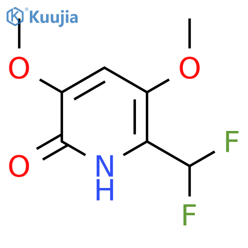2-(Difluoromethyl)-3,5-dimethoxy-6-hydroxypyridine structure