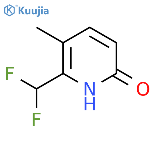 2-(Difluoromethyl)-6-hydroxy-3-methylpyridine structure