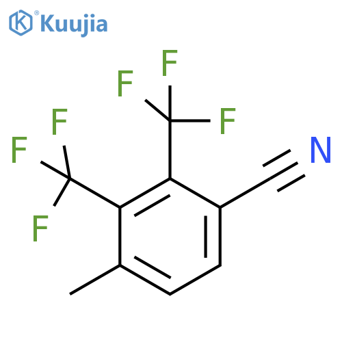 2,3-Bis(trifluoromethyl)-4-methylbenzonitrile structure