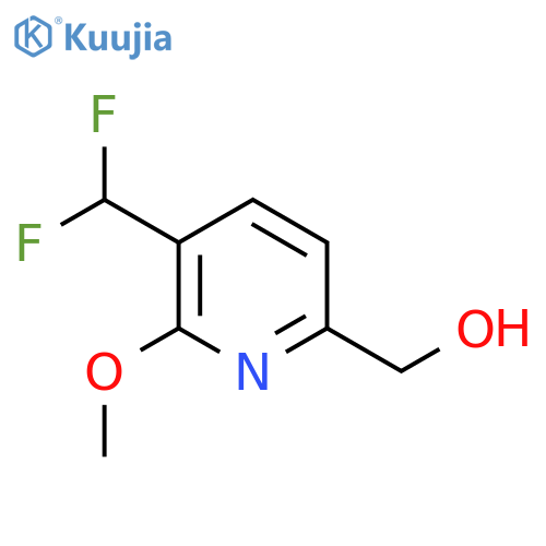 3-(Difluoromethyl)-2-methoxypyridine-6-methanol structure