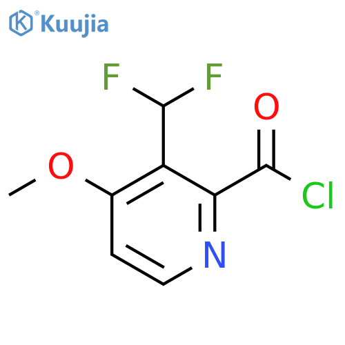 3-(Difluoromethyl)-4-methoxypyridine-2-carbonyl chloride structure