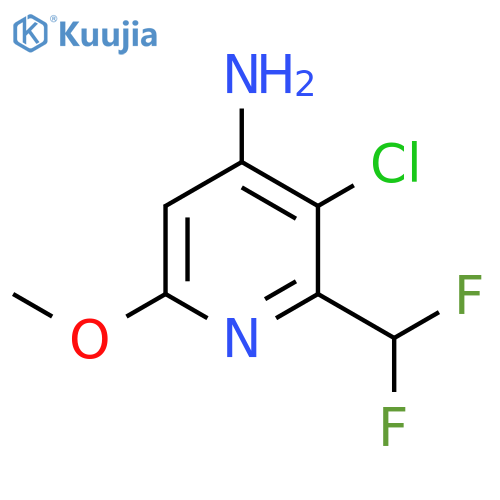 4-Amino-3-chloro-2-(difluoromethyl)-6-methoxypyridine structure