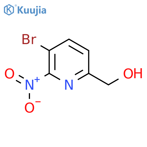 3-Bromo-2-nitropyridine-6-methanol structure