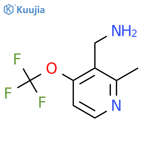 3-(Aminomethyl)-2-methyl-4-(trifluoromethoxy)pyridine structure