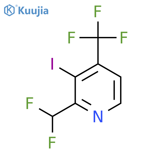 2-Difluoromethyl-3-iodo-4-(trifluoromethyl)pyridine structure