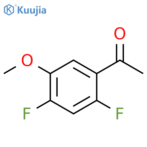 Ethanone, 1-(2,4-difluoro-5-methoxyphenyl)- structure