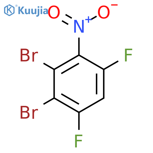 1,2-Dibromo-4,6-difluoro-3-nitrobenzene structure