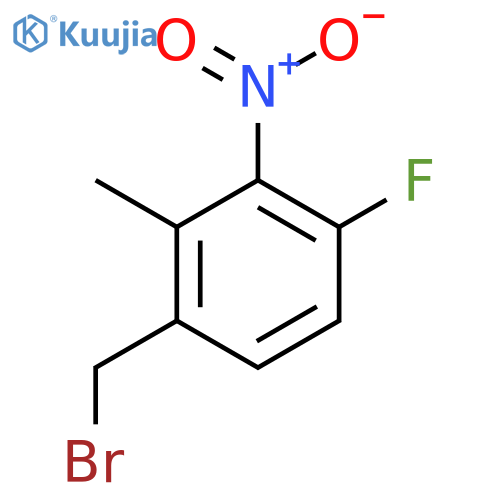 4-Fluoro-2-methyl-3-nitrobenzyl bromide structure