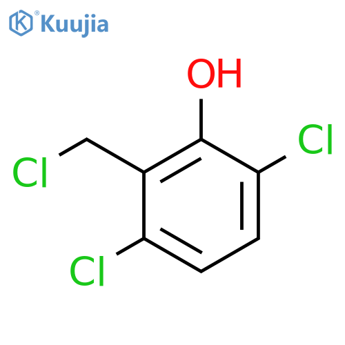 3,6-Dichloro-2-hydroxybenzyl chloride structure