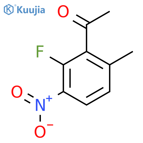 2'-Fluoro-6'-methyl-3'-nitroacetophenone structure