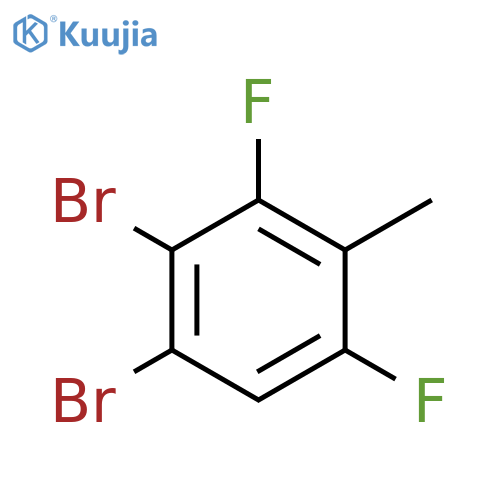 3,4-Dibromo-2,6-difluorotoluene structure