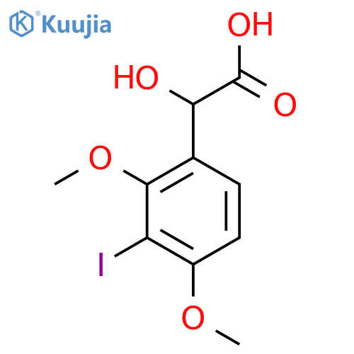 2,4-Dimethoxy-3-iodomandelic acid structure