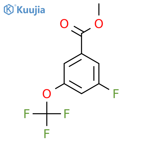 Methyl 3-fluoro-5-(trifluoromethoxy)benzoate structure