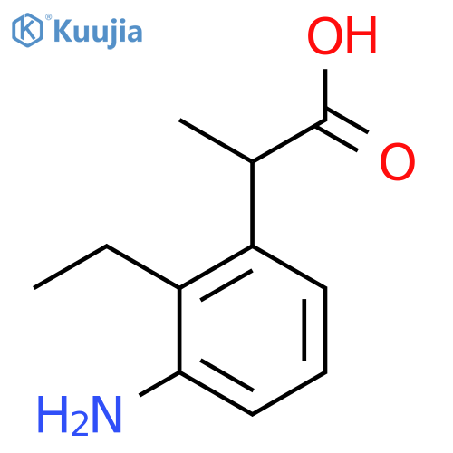 3-Amino-2-ethylphenylpropanoic acid structure