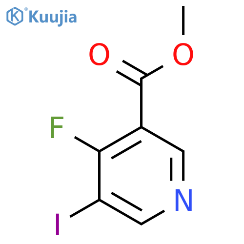 Methyl 4-fluoro-5-iodonicotinate structure