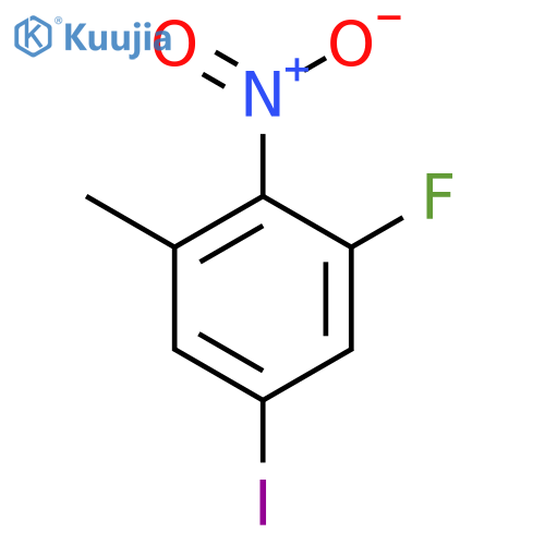 3-Fluoro-5-iodo-2-nitrotoluene structure