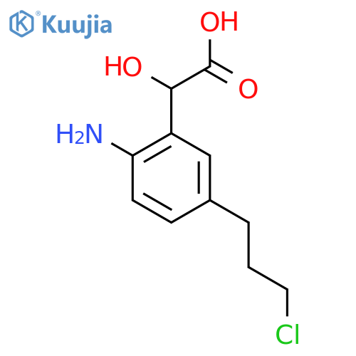 2-Amino-5-(3-chloropropyl)mandelic acid structure