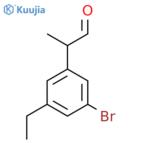 3-Bromo-5-ethylphenylpropanal structure