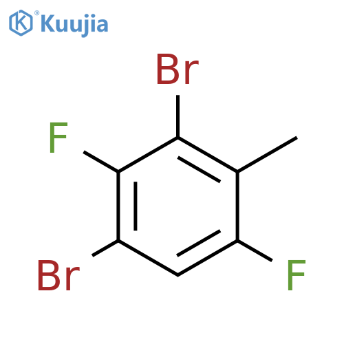 2,4-Dibromo-3,6-difluorotoluene structure