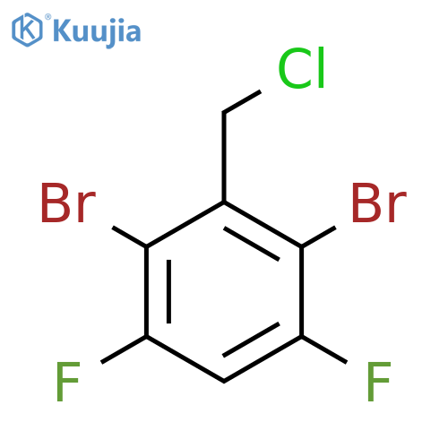 2,6-Dibromo-3,5-difluorobenzyl chloride structure