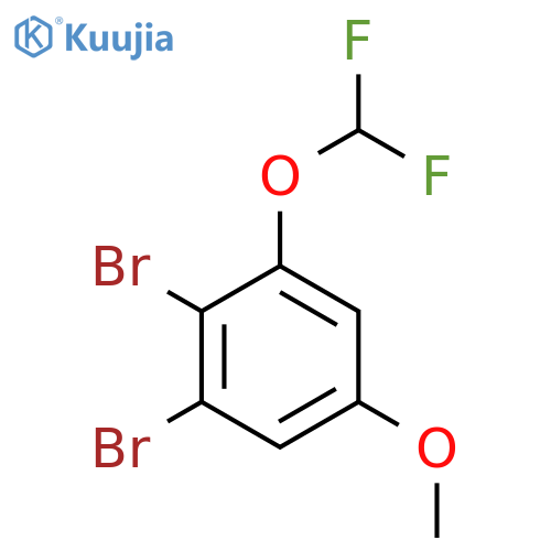 3,4-Dibromo-5-(difluoromethoxy)anisole structure