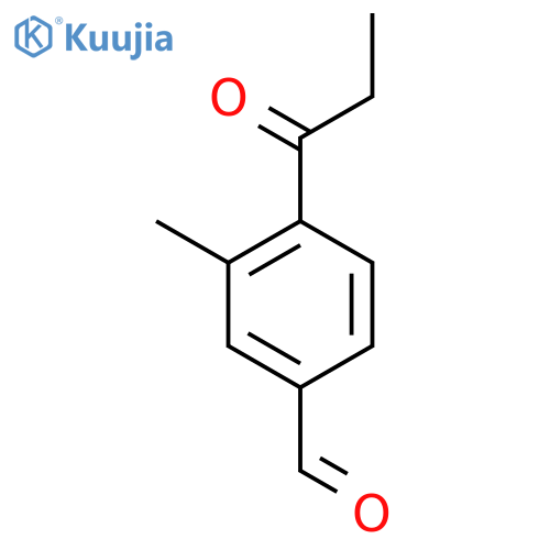 3-Methyl-4-propionylbenzaldehyde structure