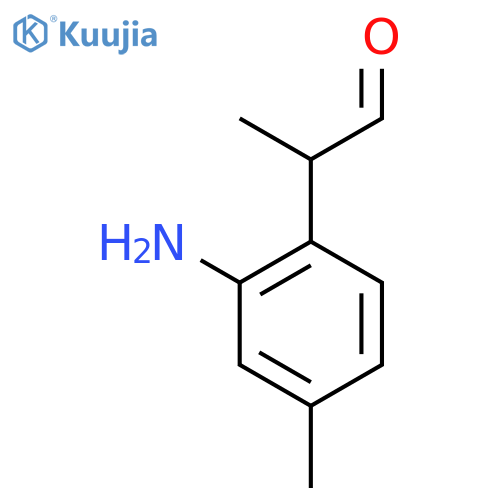 2-Amino-4-methylphenylpropanal structure