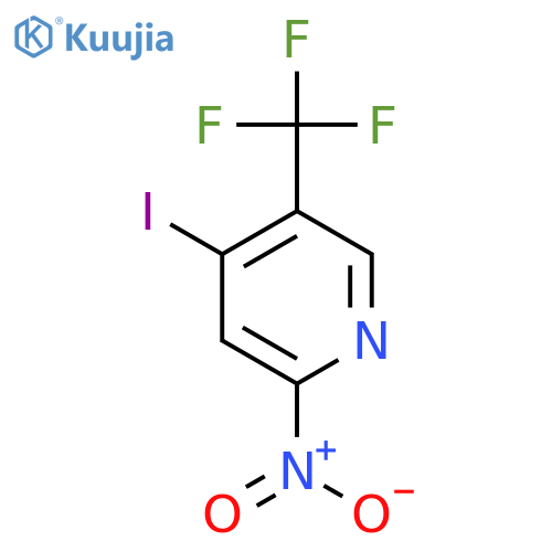 4-Iodo-2-nitro-5-(trifluoromethyl)pyridine structure