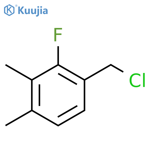 3,4-Dimethyl-2-fluorobenzyl chloride structure